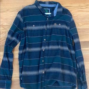 Men’s Hippy Tree Button Down Size L